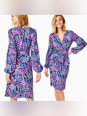 Lilly Pulitzer Kierna Dress in You’ve Been Spotted Print